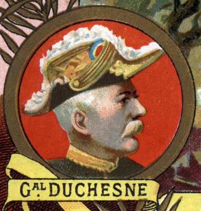 Retrato del General Jacques Charles Rene Achille DUCHESNE (1837-1918) de Unknown artist