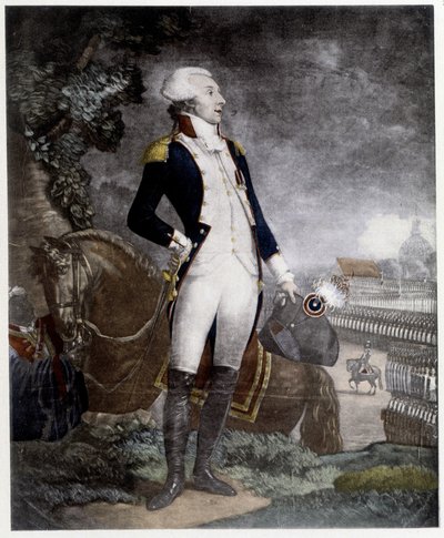 Retrato del General La Fayette de Unknown artist