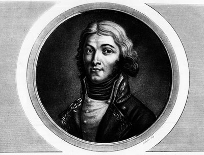 Retrato del General Louis Lazare Hoche (1768-1797). Grabado en 