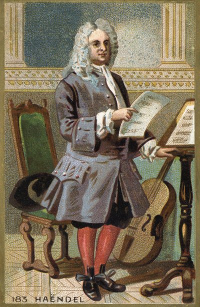 Retrato de George Frederick Handel de Unknown artist