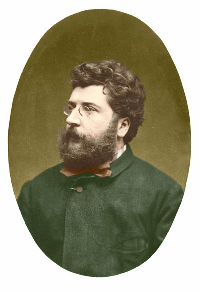 Retrato de Georges Bizet (1838 - 1875) de Unknown artist