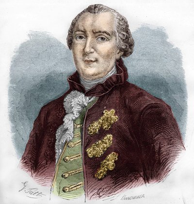 Retrato de Georges Louis Buffon (1707-1788), naturalista y escritor francés. de Unknown artist