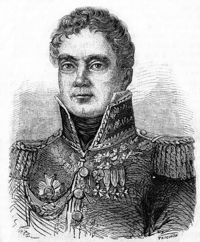 Retrato de Georges Mouton, Conde de Lobau (1770-1838), mariscal de Francia de Unknown artist