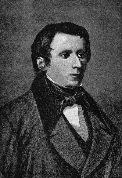 Retrato de Giacomo Leopardi (1798-1837), escritor italiano de Unknown artist
