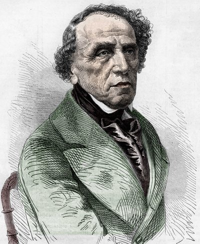 Retrato de Giacomo Meyerbeer (1791-1864), compositor alemán. de Unknown artist