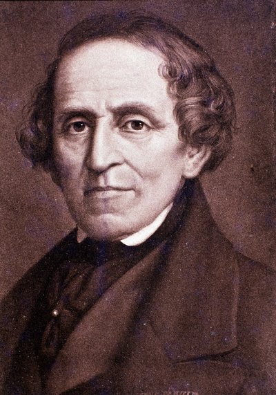 Retrato de Giacomo Meyerbeer (grabado) de Unknown artist