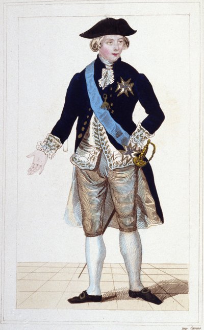 Retrato de Gilbert Mottier, Marqués de La Fayette (1757-1834). de Unknown artist