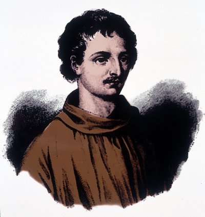 Retrato de Giordano Bruno (1548 - 1600) de Unknown artist