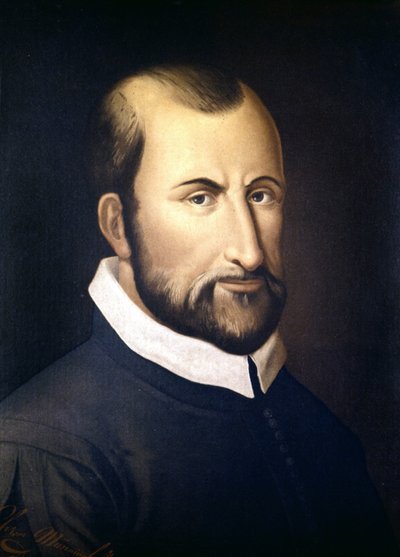 Retrato de Giovanni Pierluigi Da Palestrina (1525 - 1594), compositor italiano. Conservatorio de Milán de Unknown artist