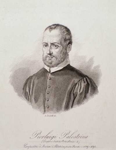 Retrato de Giovanni Pierluigi da Palestrina de Unknown artist