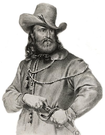 Retrato de Giuseppe Garibaldi (1807-1882), General, patriota italiano y líder de Unknown artist