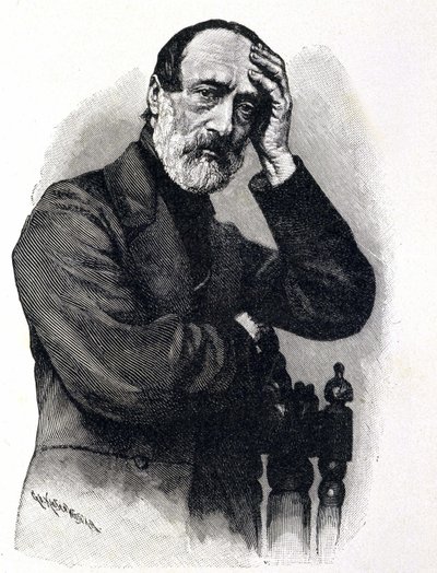 Retrato de Giuseppe Mazzini (1805-1872), patriota y revolucionario italiano de Unknown artist