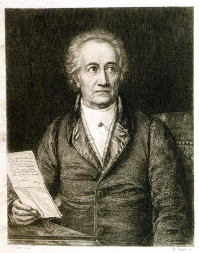 Retrato de Goethe de Unknown artist