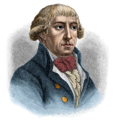 Retrato de Gottfried August Burger (Geoffroy Auguste Burger) de Unknown artist