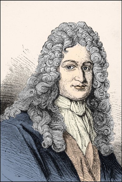 Retrato de Gottfried Wilhelm Leibniz (1646-1716), filósofo alemán. de Unknown artist