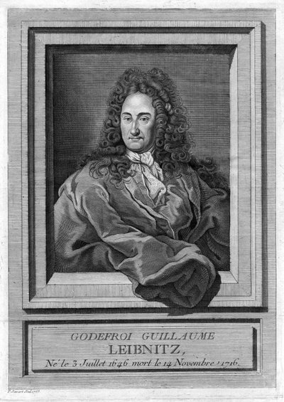 Retrato de Gottfried Wilhelm Leibniz (1646 - 1716) de Unknown artist
