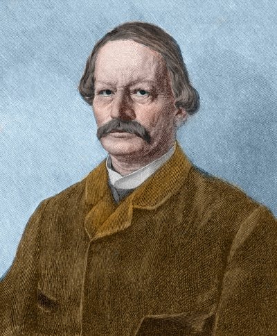 Retrato de Gustav Freytag (1816-1895), escritor alemán de Unknown artist