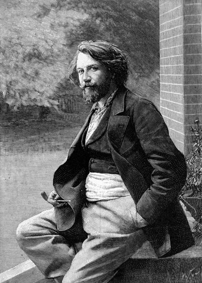 Retrato de Gustave Charpentier. Compositor francés (1860-1956). de Unknown artist