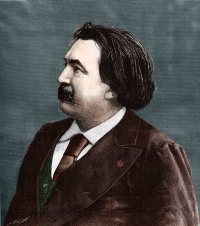 Retrato de Gustave Doré (1832-1883), pintor y dibujante francés de Unknown artist