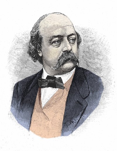 Retrato de Gustave Flaubert (1821 - 1880) de Unknown artist