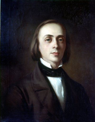 Retrato de Hans von Bülow (1830 - 1894), director de orquesta alemán. Pintura. Museo Wagner Bayreuth. de Unknown artist
