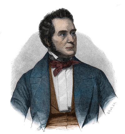 Retrato de Heinrich Wilhelm August Freiherr von Gagern (1799-1880), estadista que abogó por la unificación de Alemania de Unknown artist