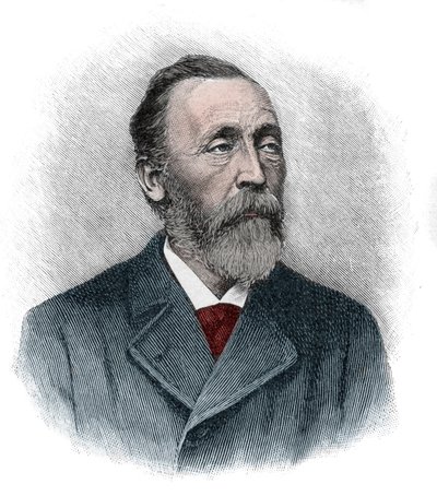 Retrato de Heinrich von Stephan (1831-1897) director general de correos del Imperio Alemán de Unknown artist