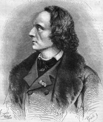 Retrato de Henri Litolff (1818-1891), pianista y compositor francés de Unknown artist