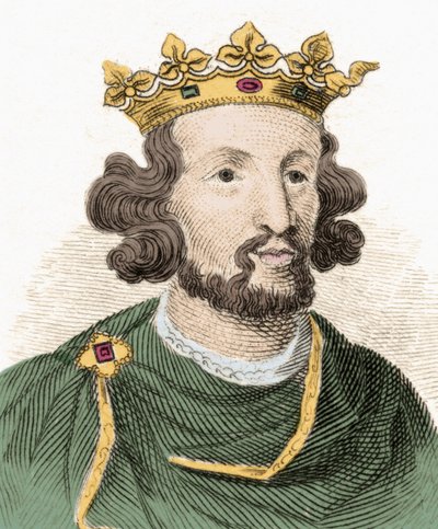 Retrato de Enrique III Plantagenet (1207-1272), Rey de Inglaterra. de Unknown artist