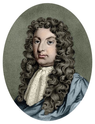 Retrato de Henry Purcell (1659 - 1695), compositor británico de Unknown artist