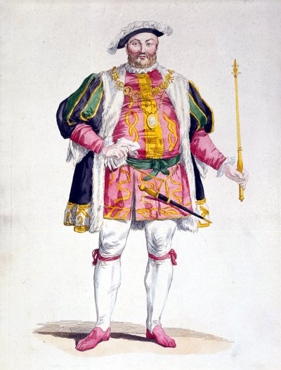 Retrato de Enrique VIII (1491 - 1547) de Inglaterra de Unknown artist
