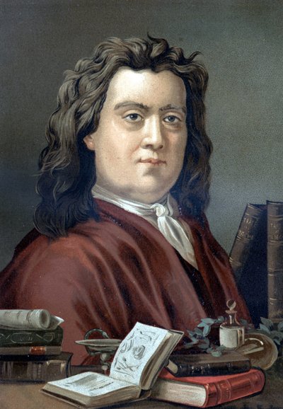 Retrato de Hermann Boerhaave (1668-1738), médico y químico holandés (La Ciencia y sus Hombres) de Unknown artist