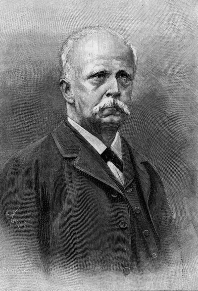 Retrato de Hermann Louis Ferdinand von Helmholtz (1821-1894), físico y fisiólogo alemán. Grabado en “La Naturaleza: revista de ciencias y sus aplicaciones a las artes y la industria” del 22 de septiembre de 1894. de Unknown artist