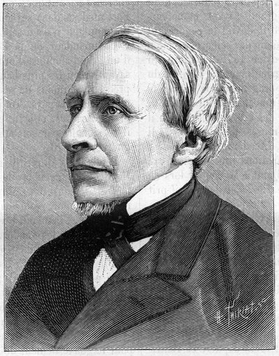 Retrato de Herve Mangon (1821-1888), hombre de ciencia. En “Nature. Revue des sciences et de leurs applications aux arts et à l