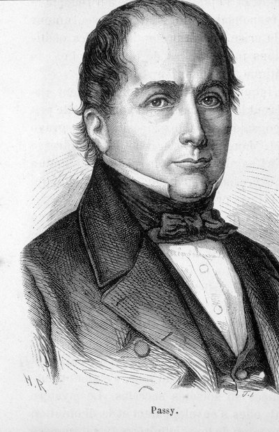 Retrato de Hippolyte Passy (1793-1880), político y economista francés de Unknown artist