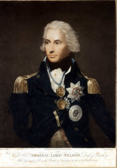 Retrato de Horatio Nelson (1758-1805), almirante inglés de Unknown artist