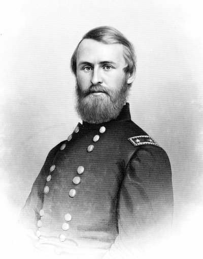 Retrato de Jacob Dolson Cox quien participó en la Guerra Civil de Unknown artist