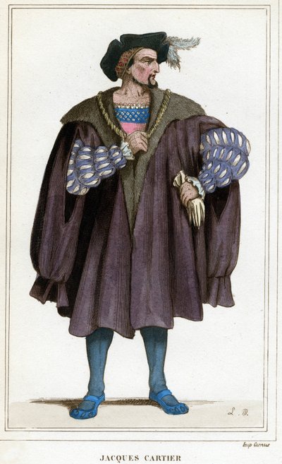 Retrato de Jacques Cartier (1491 - 1557) de Unknown artist