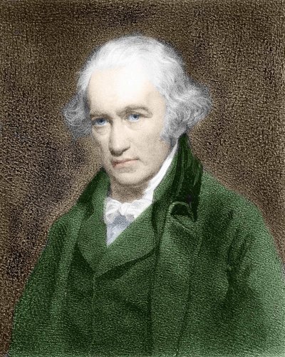 Retrato de James Watt (1736-1819), ingeniero británico. de Unknown artist