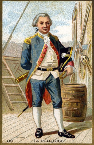 Retrato de Jean-François Galaup, Conde de La Pérouse de Unknown artist
