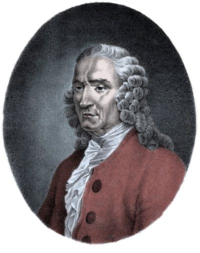 Retrato de Jean-Philippe Rameau (1683-1764), compositor francés de Unknown artist