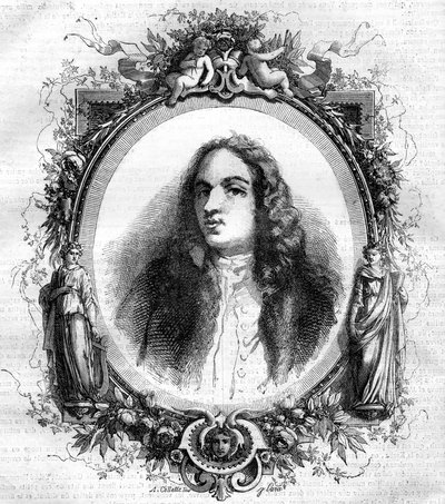 Retrato de Jean Antoine Watteau (1684-1721), pintor francés de Unknown artist