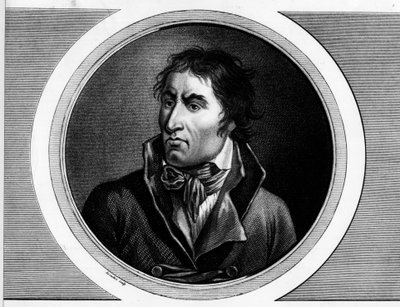 Retrato de Jean Baptiste Carrier (1756 - 1794), político francés. Grabado en “Colección completa de pinturas históricas de la revolución francesa, en tres volúmenes.” 1804 de Unknown artist