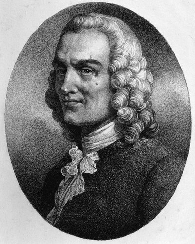 Retrato de Jean Philippe Rameau (1683-1764) de Unknown artist