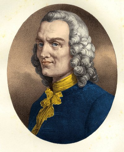 Retrato de Jean Philippe Rameau (1683-1764) de Unknown artist