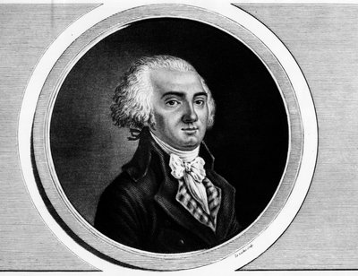 Retrato de Jerome Petion de Villeneuve (1759-1793) Presidente de la Convención y Miembro de los Estados Generales. Grabado en “Colección completa de pinturas históricas de la revolución francesa, en tres volúmenes.” 1804 de Unknown artist