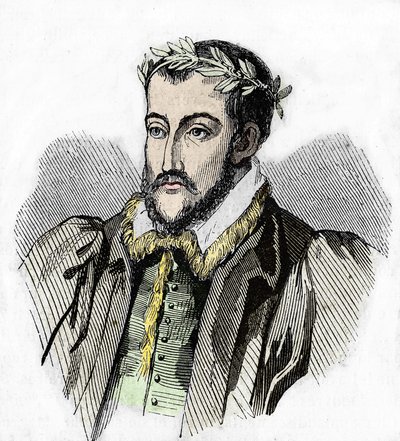 Retrato de Joachim du Bellay. Poeta francés (Château du Liré, Maine-et-Loire) de Unknown artist