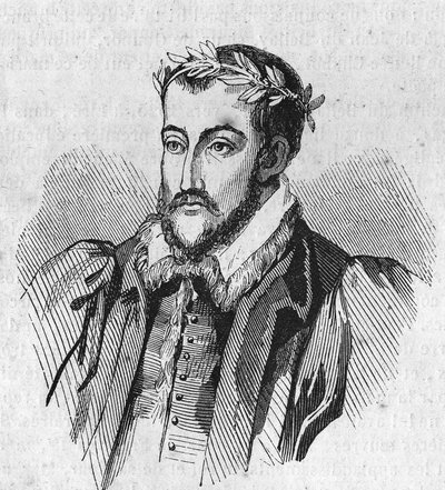 Retrato de Joachim du Bellay, poeta francés de Unknown artist