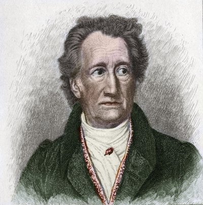 Retrato de Johann Wolfgang Goethe (1749 - 1832), escritor alemán de Unknown artist