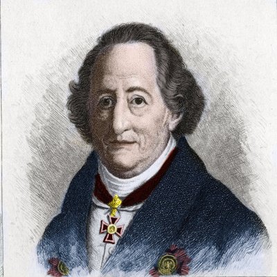 Retrato de Johan Wolfgang Goethe (1749 - 1832), escritor alemán de Unknown artist